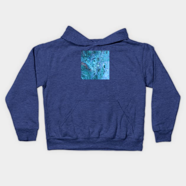 Moss Agate Kids Hoodie by Alpenglow Workshop